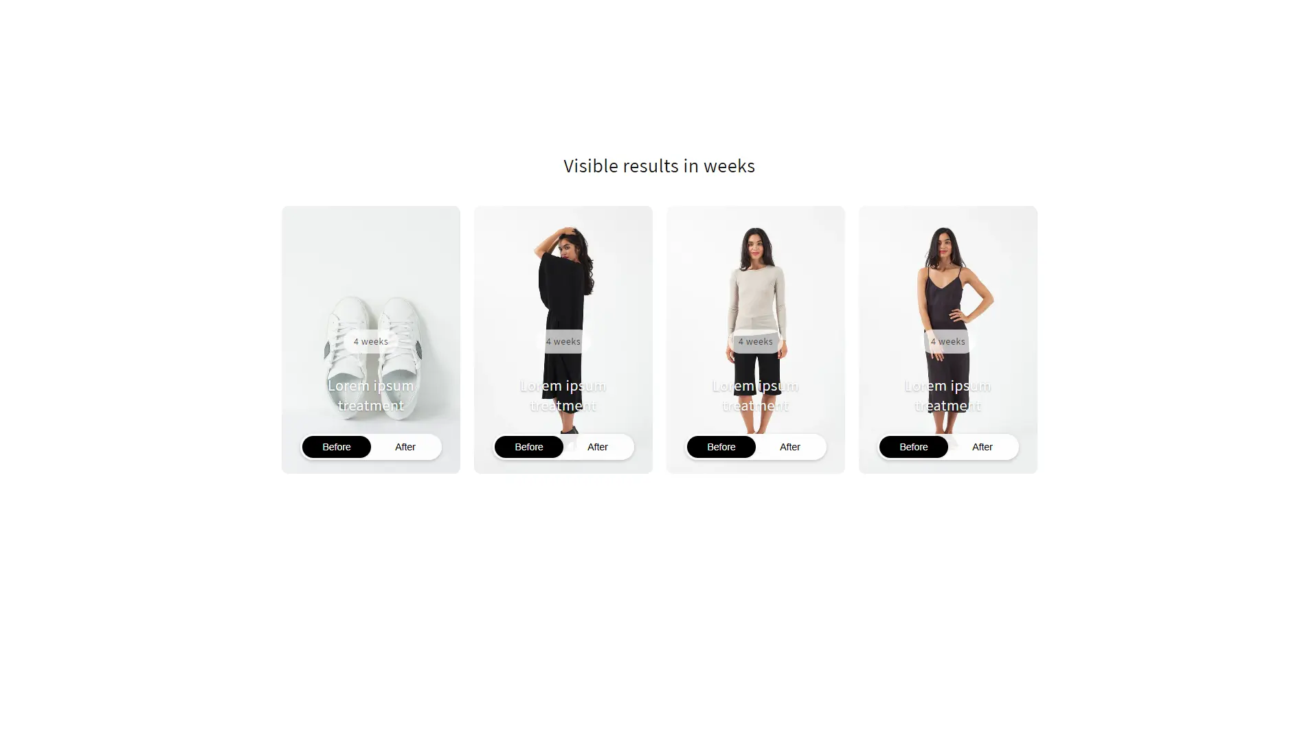 Shopify Before After Comparison – Interactive Transformation Grid